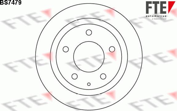 FTE 9072784 - Brake Disc autospares.lv