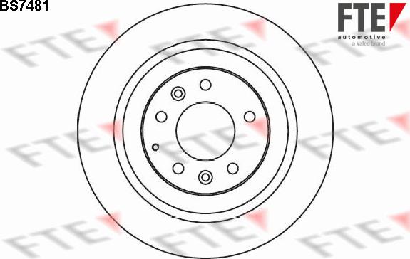 FTE 9072786 - Brake Disc autospares.lv