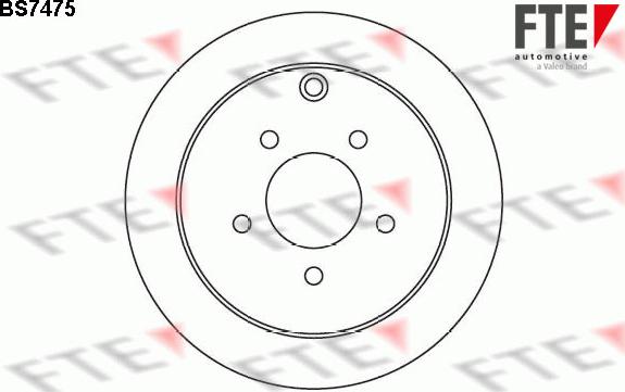 FTE 9072782 - Brake Disc autospares.lv