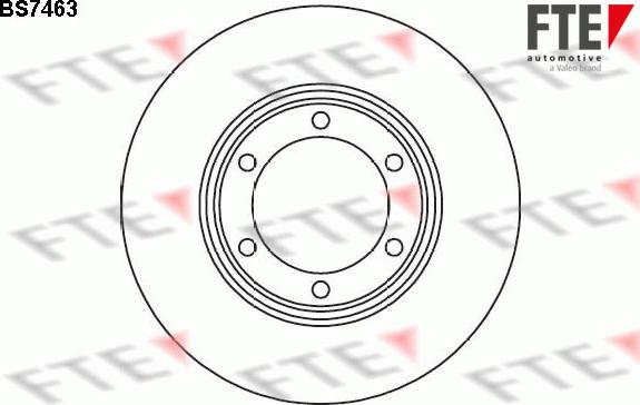 FTE 9072779 - Brake Disc autospares.lv