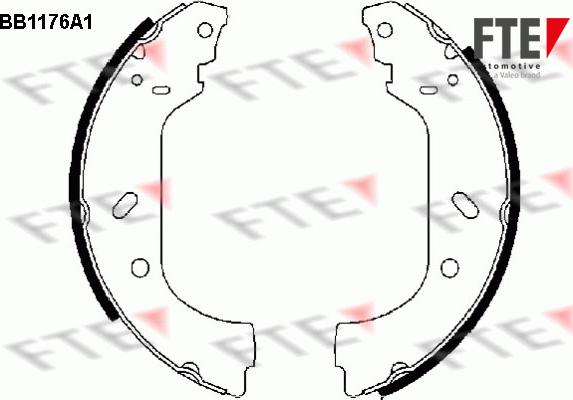 FTE 9100039 - Brake Shoe Set autospares.lv