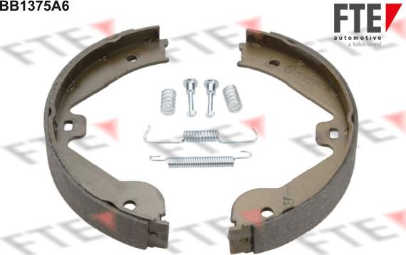 FTE 9100120 - Brake Shoe Set, parking brake autospares.lv