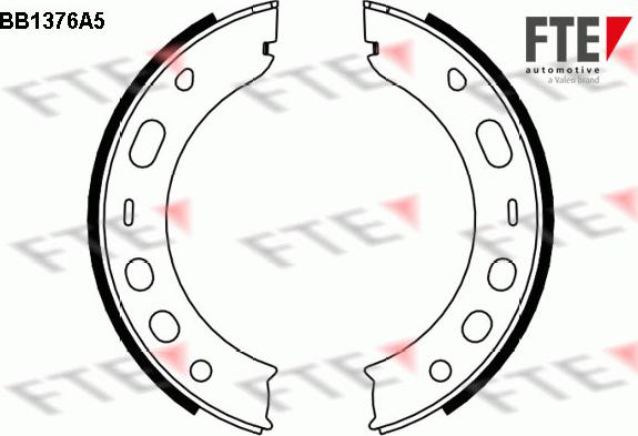 FTE 9100121 - Brake Shoe Set, parking brake autospares.lv