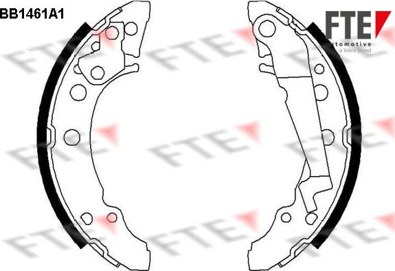 FTE 9100179 - Brake Shoe Set autospares.lv