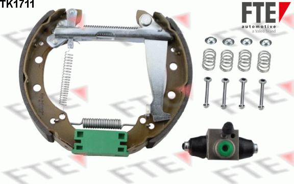 FTE TK1711 - Brake Shoe Set autospares.lv