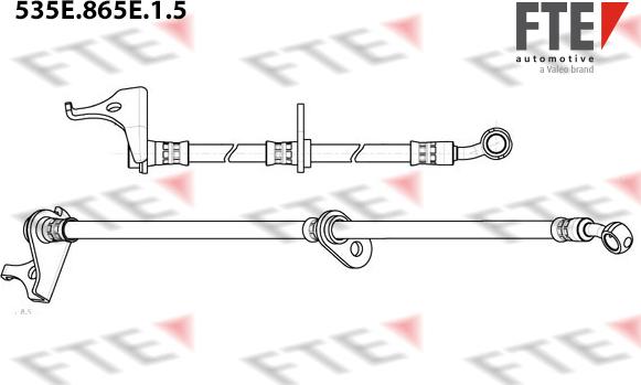 FTE 9240979 - Brake Hose autospares.lv