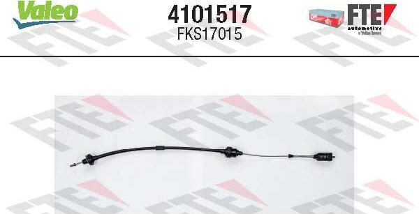 FTE 4101517 - Clutch Cable autospares.lv