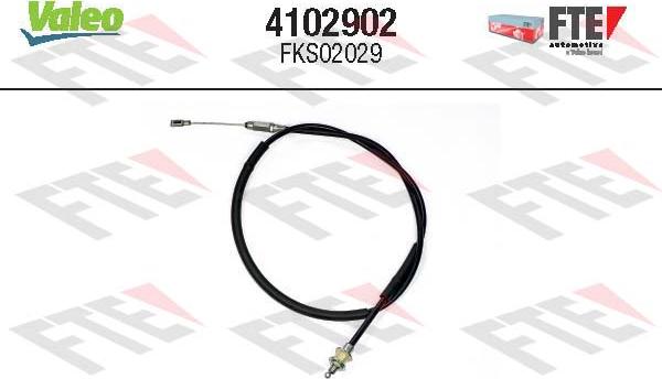 FTE 4102902 - Clutch Cable autospares.lv