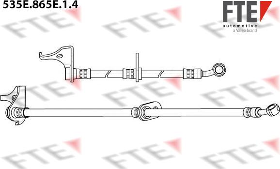 FTE 535E.865E.1.4 - Brake Hose autospares.lv