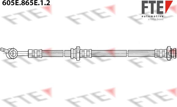 FTE 605E.865E.1.2 - Brake Hose autospares.lv