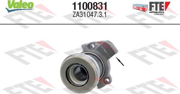 FTE 1100831 - Central Slave Cylinder, clutch autospares.lv