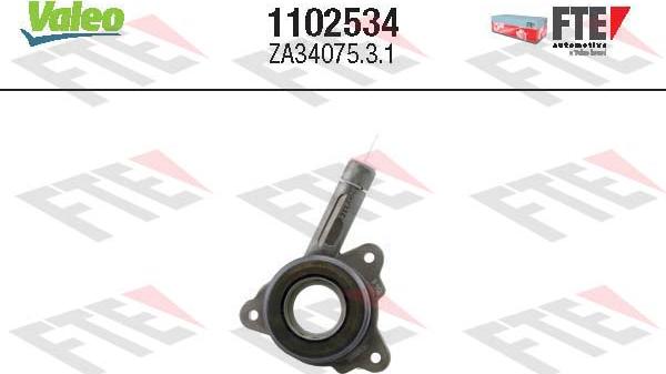 FTE 1102534 - Central Slave Cylinder, clutch autospares.lv