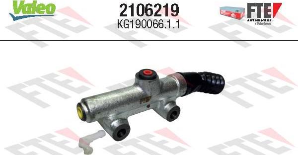FTE 2106219 - Master Cylinder, clutch autospares.lv