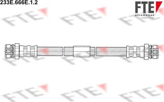 FTE 233E.666E.1.2 - Brake Hose autospares.lv