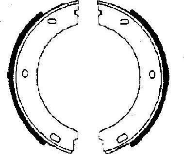 FTE BB1121A5 - Brake Shoe Set, parking brake autospares.lv