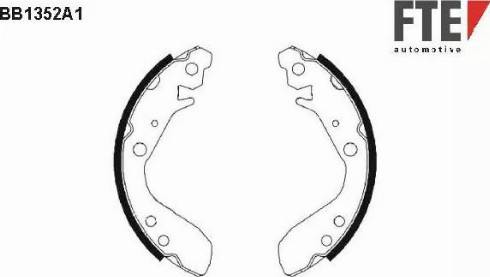 FTE BB1352A1 - Brake Shoe Set autospares.lv