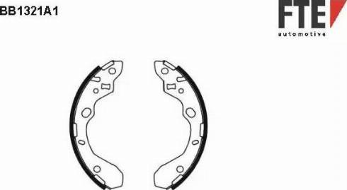 FTE BB1321A1 - Brake Shoe Set autospares.lv