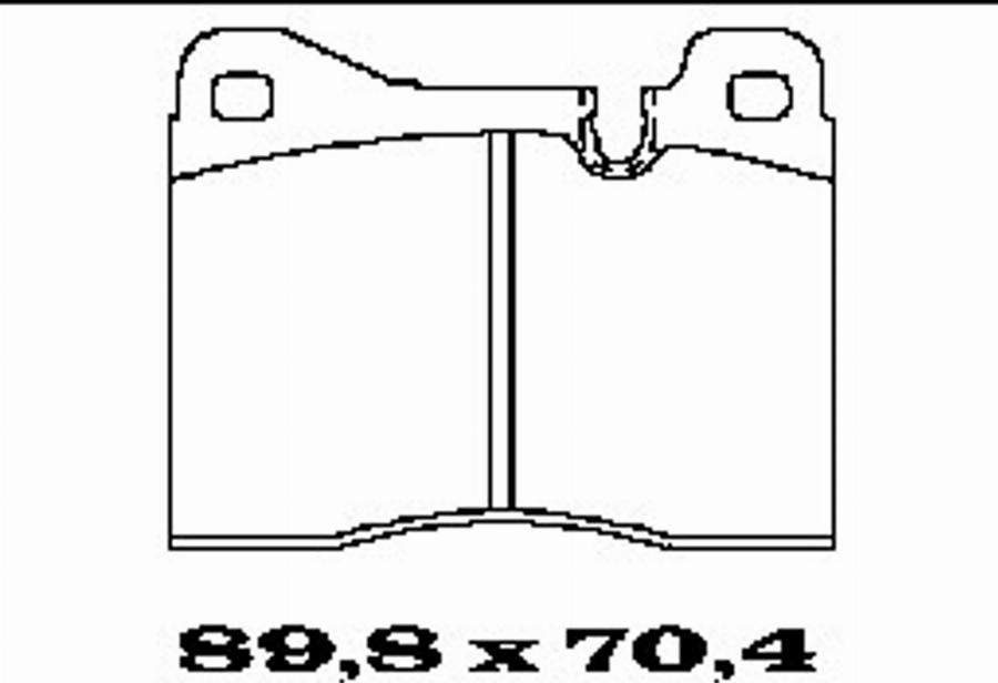 FTE BL1076A2 - Brake Pad Set, disc brake autospares.lv