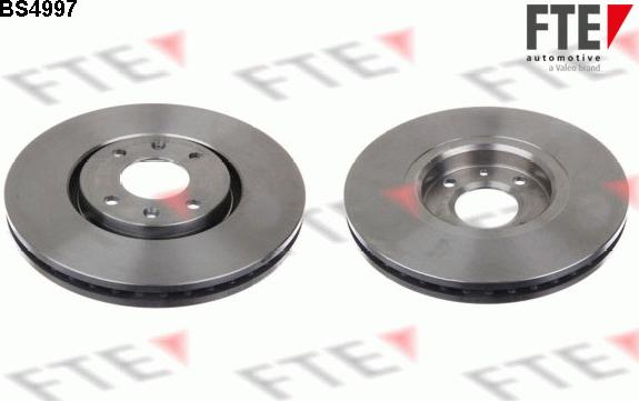 FTE BS4997 - Brake Disc autospares.lv