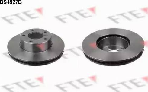 FTE BS4927B - Brake Disc autospares.lv