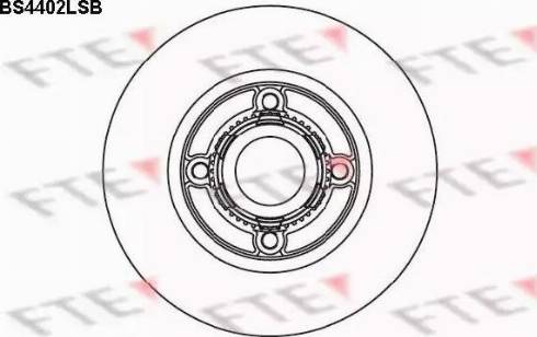 FTE BS4402LSB - Brake Disc autospares.lv