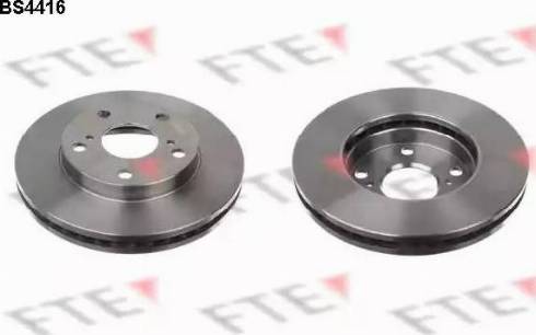 FTE BS4416 - Brake Disc autospares.lv