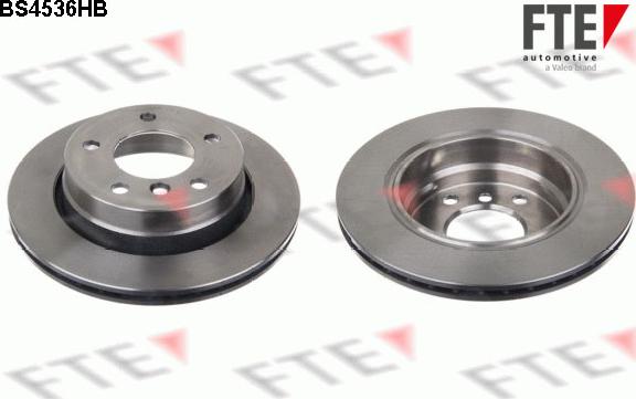 FTE BS4536HB - Brake Disc autospares.lv