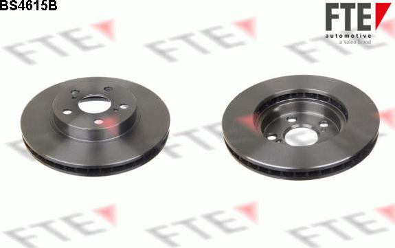 FTE BS4615B - Brake Disc autospares.lv