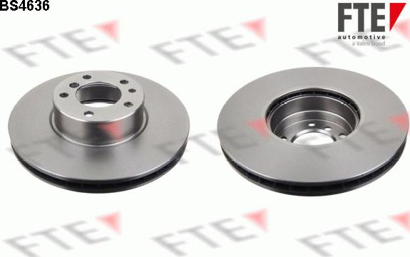 FTE BS4636 - Brake Disc autospares.lv