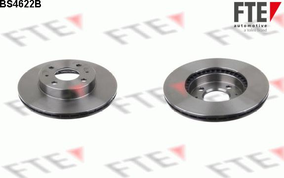 FTE BS4622B - Brake Disc autospares.lv