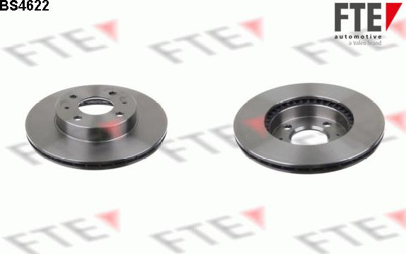 FTE BS4622 - Brake Disc autospares.lv