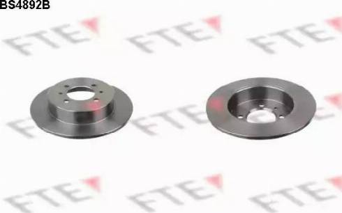 FTE BS4892B - Brake Disc autospares.lv