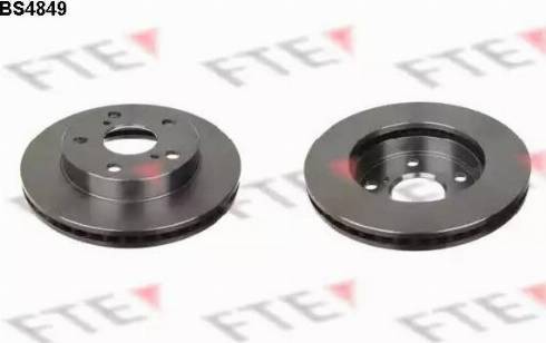 FTE BS4849 - Brake Disc autospares.lv