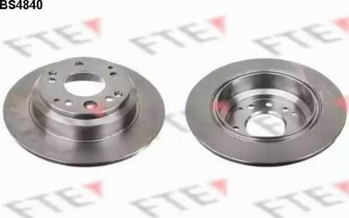 FTE BS4840 - Brake Disc autospares.lv