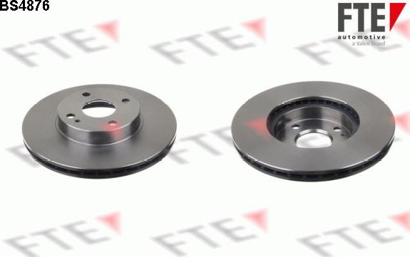 FTE BS4876 - Brake Disc autospares.lv