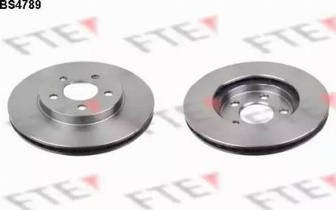 FTE BS4789 - Brake Disc autospares.lv