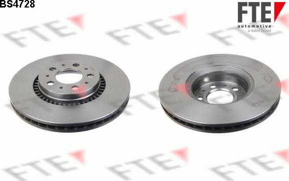 FTE BS4728 - Brake Disc autospares.lv