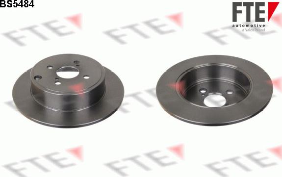 FTE BS5484 - Brake Disc autospares.lv