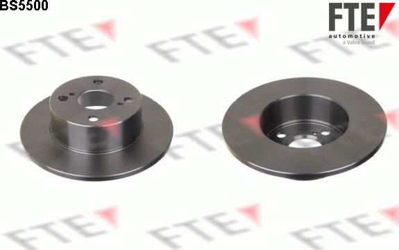 FTE BS5500 - Brake Disc autospares.lv