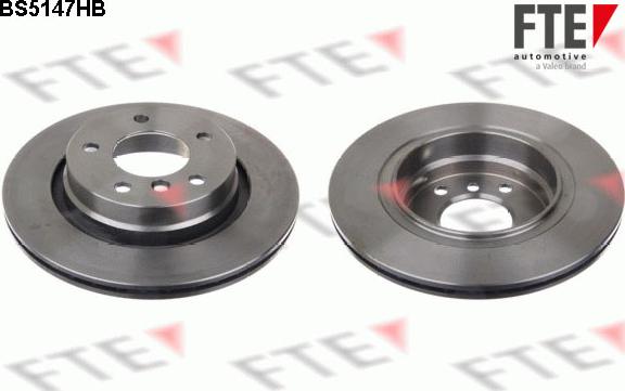 FTE BS5147HB - Brake Disc autospares.lv