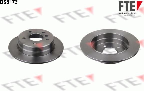 FTE BS5173 - Brake Disc autospares.lv