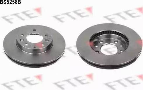 FTE BS5258B - Brake Disc autospares.lv