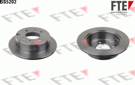 FTE BS5202 - Brake Disc autospares.lv