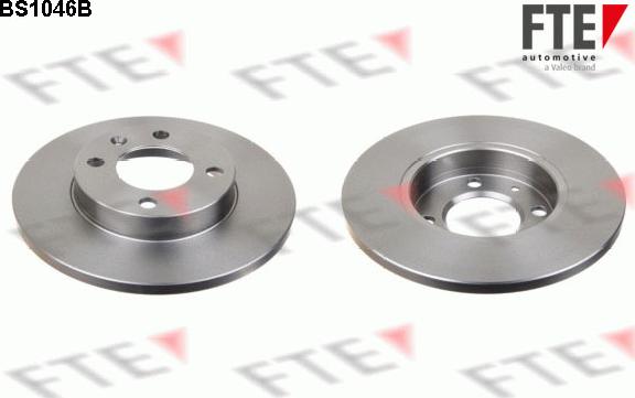 FTE BS1046B - Brake Disc autospares.lv