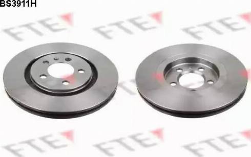 FTE BS3911H - Brake Disc autospares.lv