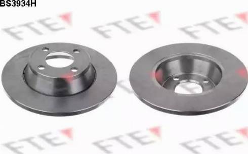 FTE BS3934H - Brake Disc autospares.lv