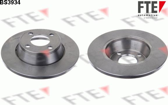 FTE BS3934 - Brake Disc autospares.lv