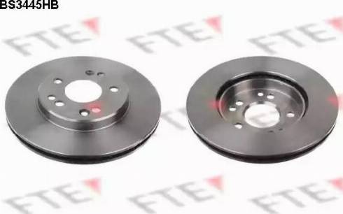 FTE BS3445HB - Brake Disc autospares.lv