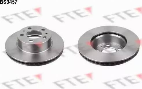 FTE BS3457 - Brake Disc autospares.lv