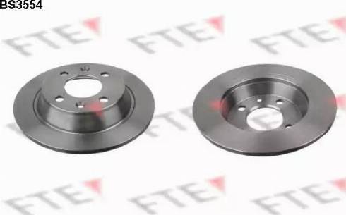 FTE BS3554 - Brake Disc autospares.lv